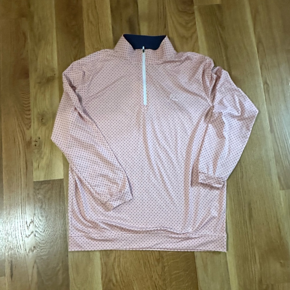 Orange and blue 1/4 zip Rhoback